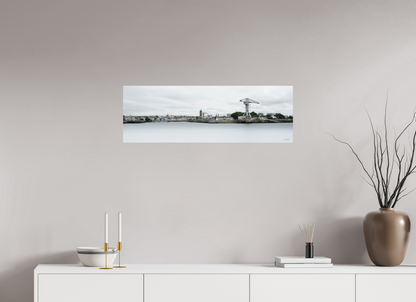 90 x 30 cm, TIRAGE PHOTO CONTRECOLLÉ SUR SUPPORT ALUMINIUM SKYLINE - Nantes