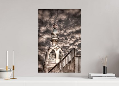 40 x 60 cm, TIRAGE PHOTO CONTRECOLLÉ SUR SUPPORT ALUMINIUM TOUR LU ET LIEU UNIQUE - Nantes