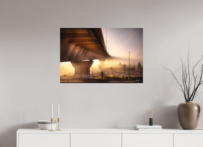 90 x 60 cm, TIRAGE PHOTO SOUS PLEXI MAT SOUS LE PONT - Nantes