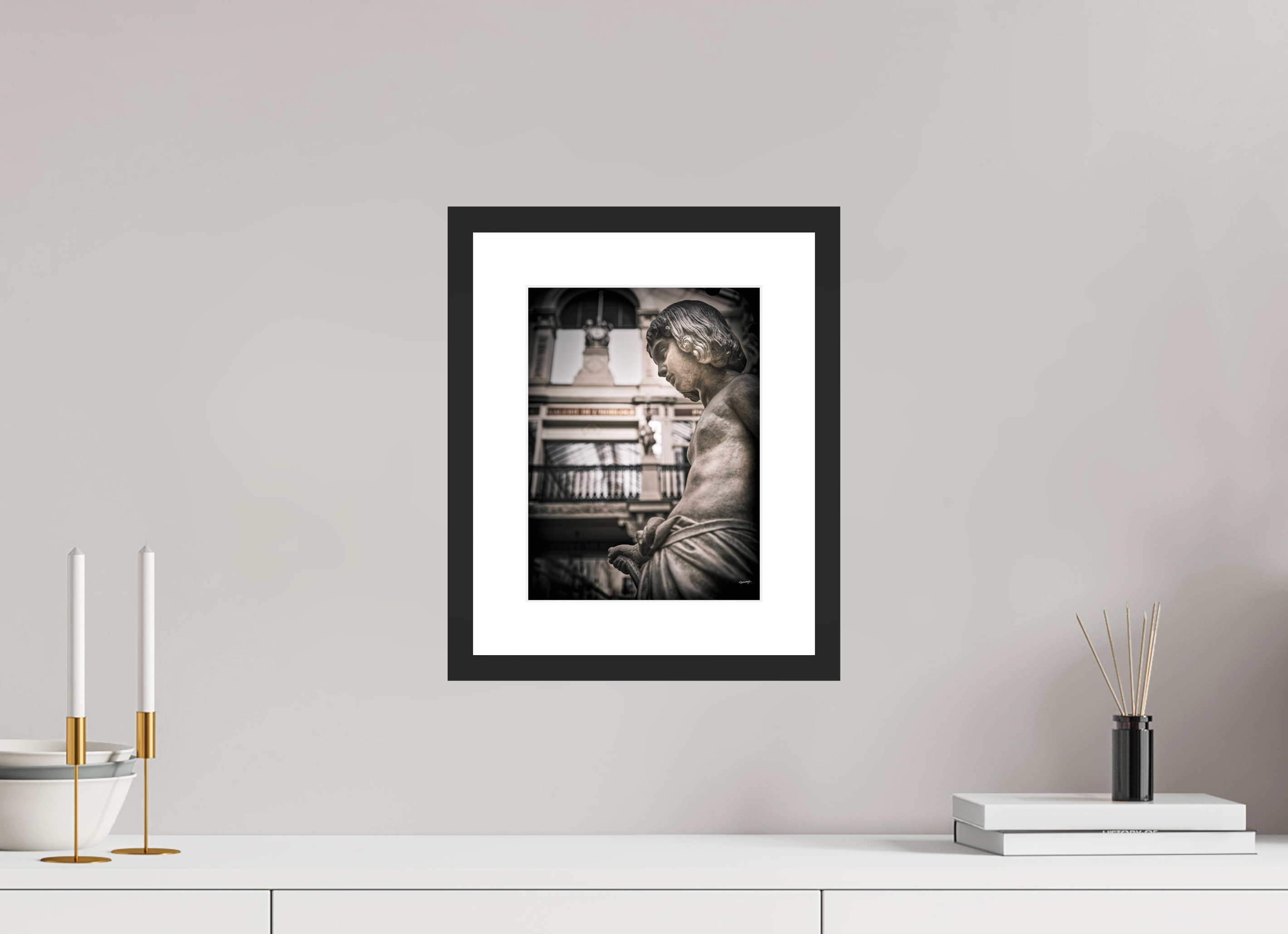 21 x 28 cm, CADRE GALERIE AVEC PASSE-PARTOUT ANGELOT POMMERAYE - Nantes