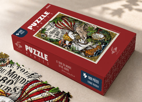 PUZZLE LE TOUR DU MONDE EN 80 JOURS - Nantes