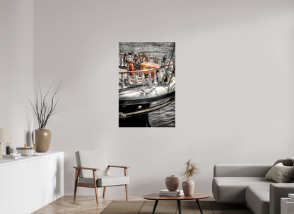 80 x 120 cm, TIRAGE PHOTO CONTRECOLLÉ SUR SUPPORT ALUMINIUM LA POUPE DU BELEM - Nantes