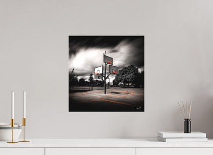 40 x 40 cm, TIRAGE PHOTO SOUS PLEXI MAT ARBRE À BASKET