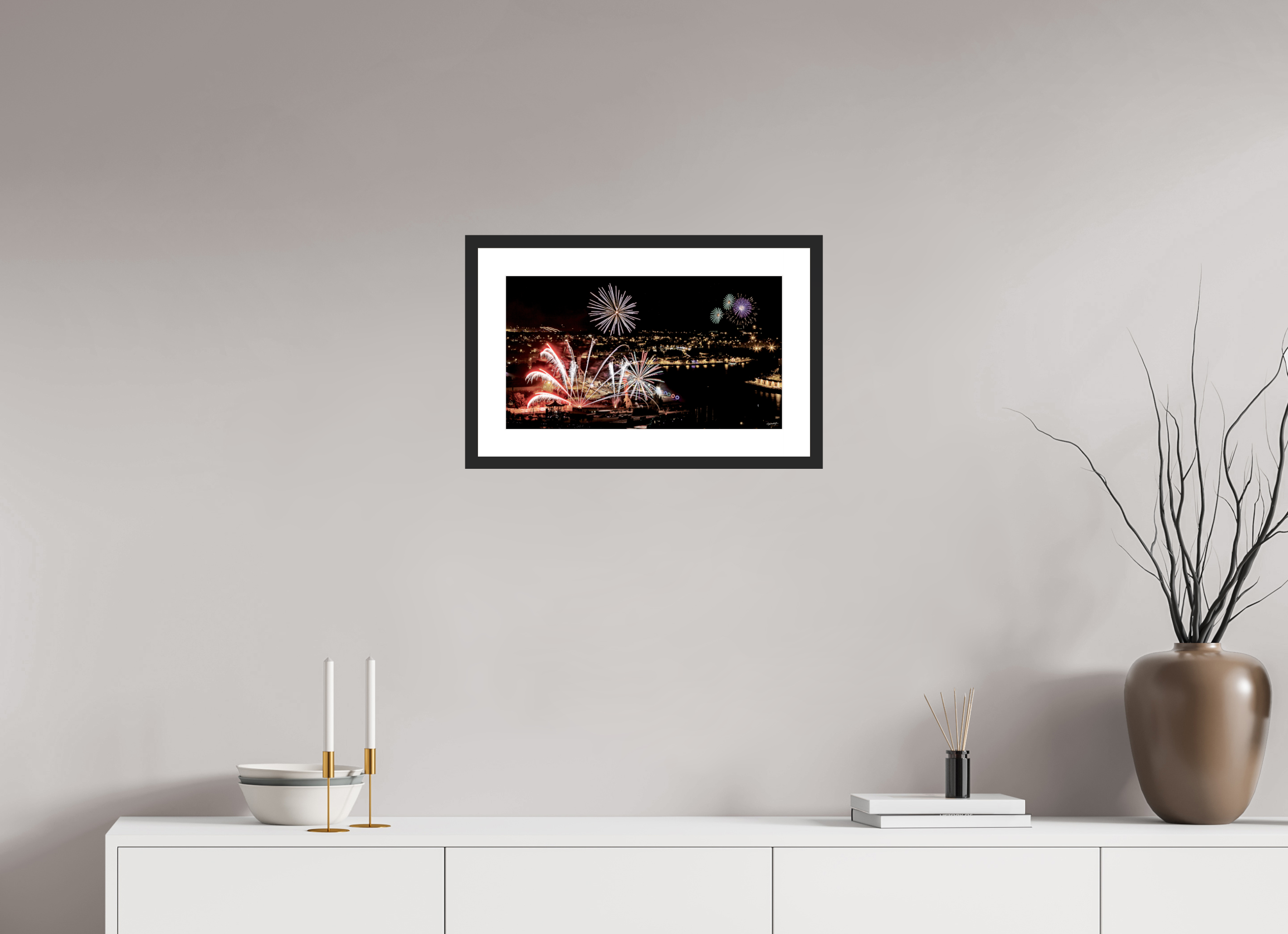 48 x 27 cm, CADRE GALERIE AVEC PASSE-PARTOUT 14 JUILLET - Nantes