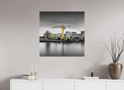 80 x 80 cm, TIRAGE PHOTO SOUS PLEXI BRILLANT LES TEMPS MODERNES - Nantes