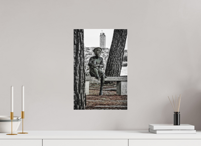 30 x 45 cm, TIRAGE PHOTO SOUS PLEXI MAT JULES VERNE ENFANT - Nantes