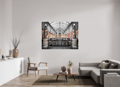 160 x 120 cm, TIRAGE PHOTO CONTRECOLLÉ SUR SUPPORT ALUMINIUM PASSAGE POMMERAYE