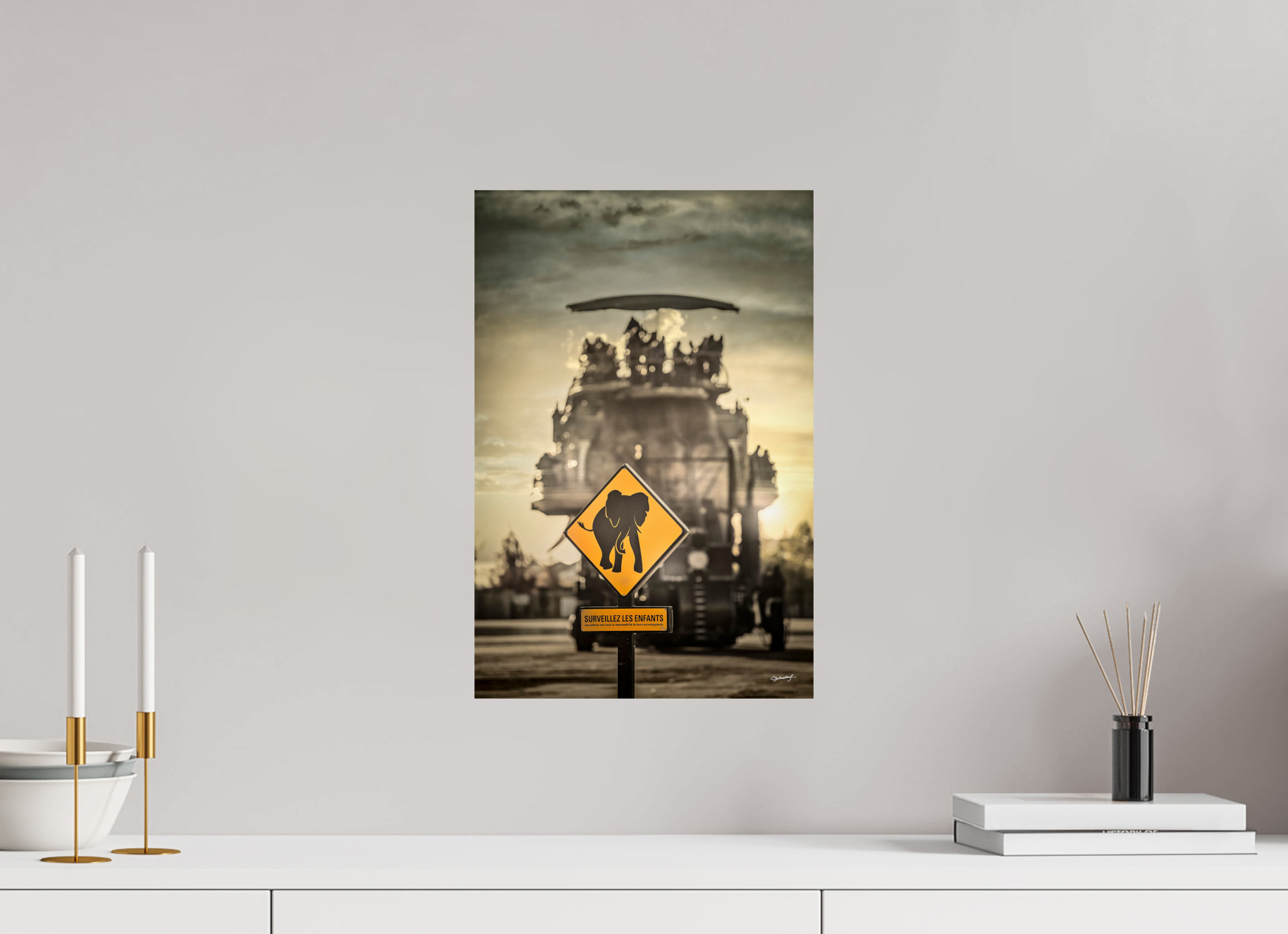 30 x 45 cm, TIRAGE PHOTO SUR FUJI CRYSTAL DP II SURVEILLEZ LES ENFANTS - Nantes