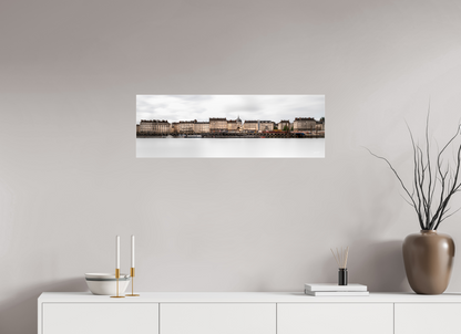 90 x 30 cm, TIRAGE PHOTO SOUS PLEXI BRILLANT FOSSE- Nantes