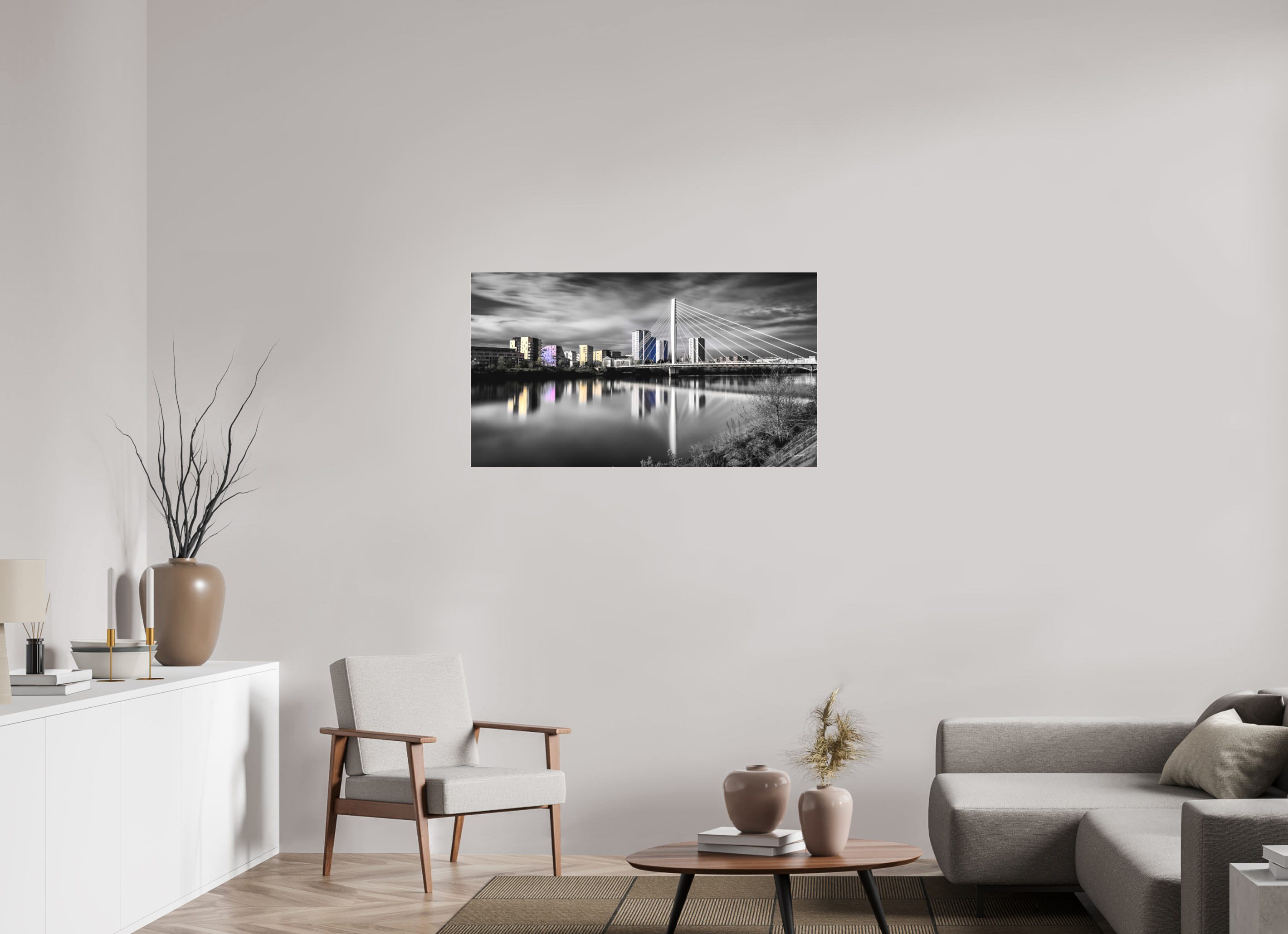 112 x 63 cm, TIRAGE PHOTO SOUS PLEXI MAT TABARLY - Nantes