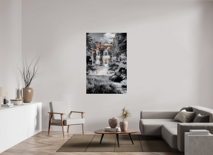 100 x 150 cm, TIRAGE PHOTO SOUS PLEXI BRILLANT JARDIN DES PLANTES - Nantes
