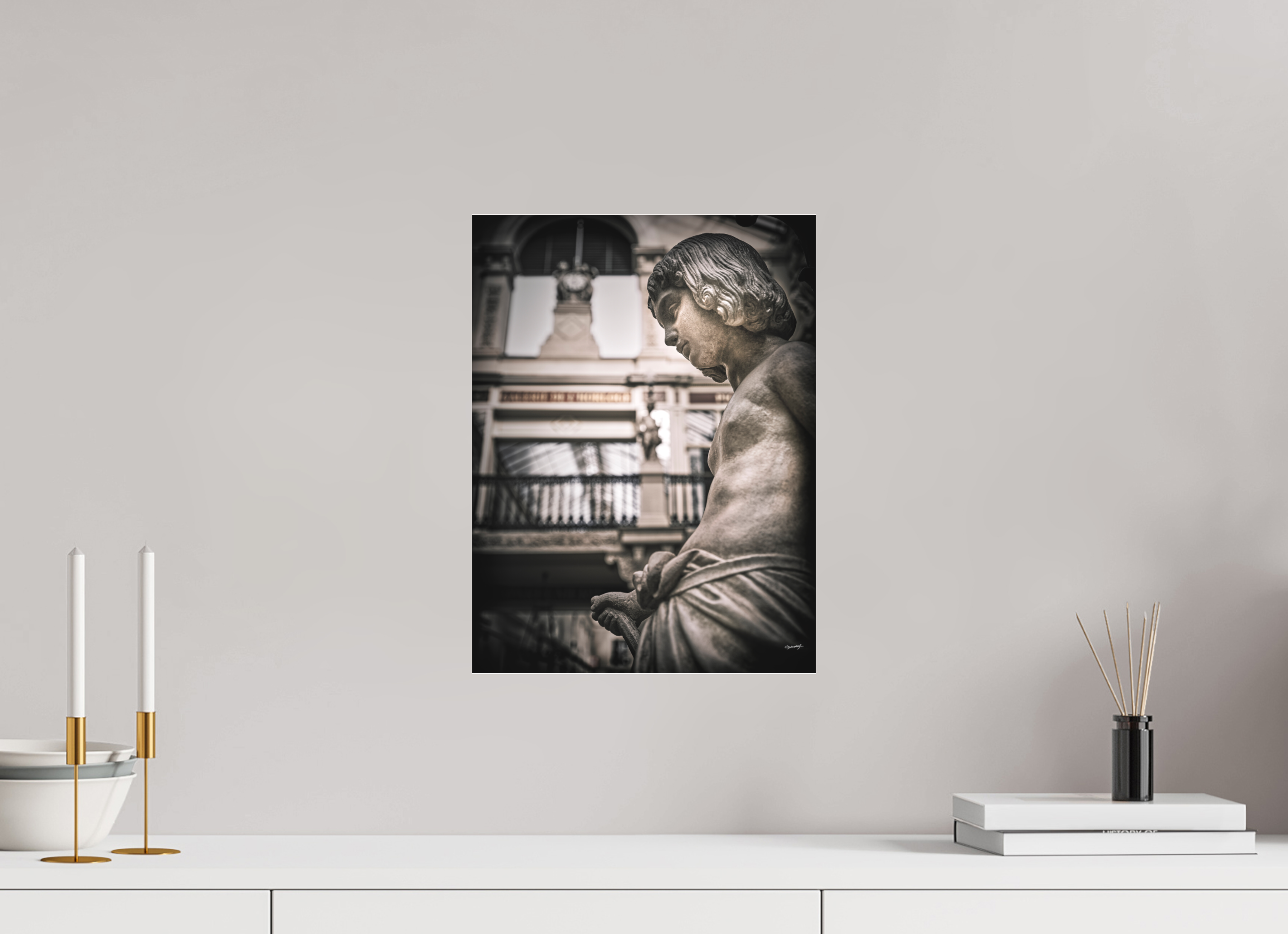 30 x 40 cm, TIRAGE PHOTO SOUS PLEXI MAT ANGELOT POMMERAYE - Nantes