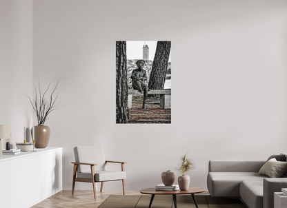 80 x 120 cm, TIRAGE PHOTO SOUS PLEXI MAT JULES VERNE ENFANT - Nantes