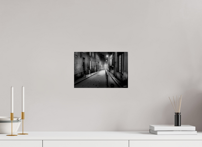 30 x 20 cm, TIRAGE PHOTO SOUS PLEXI BRILLANT RUE DU PUITS D'ARGENT - Nantes