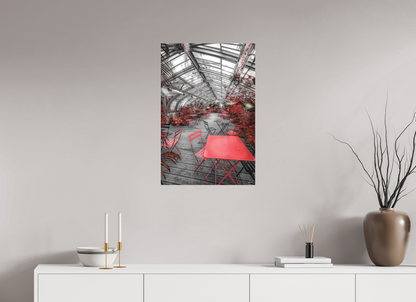 50 x 75 cm, TIRAGE PHOTO SOUS PLEXI MAT SERRE DU JARDIN DES PLANTES- Nantes