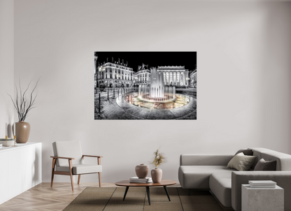 180 x 120 cm, TIRAGE PHOTO CONTRECOLLÉ SUR SUPPORT ALUMINIUM PLACE GRASLIN - Nantes