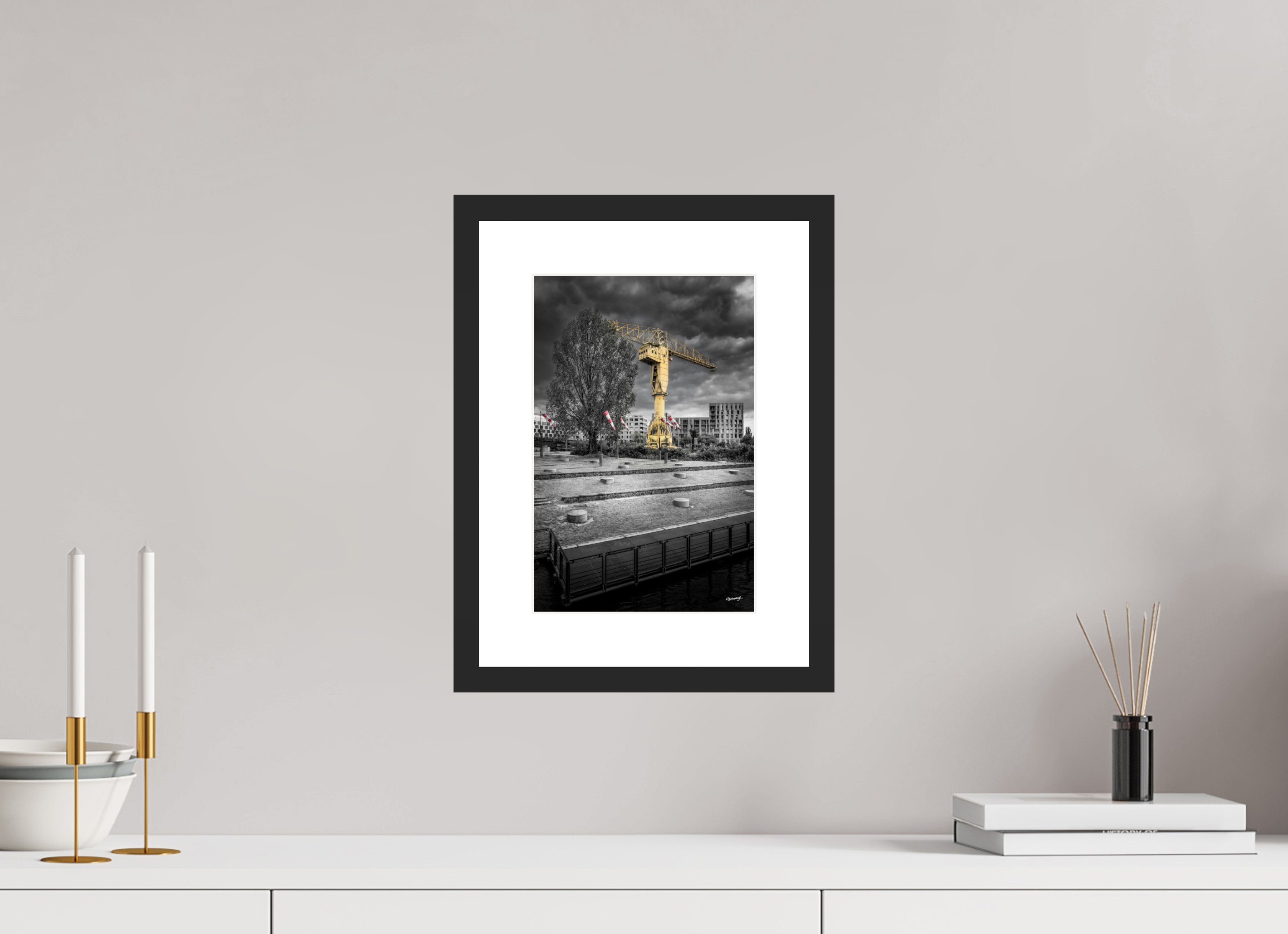 20 x 30 cm, CADRE GALERIE AVEC PASSE-PARTOUT MANCHES À AIR - Nantes