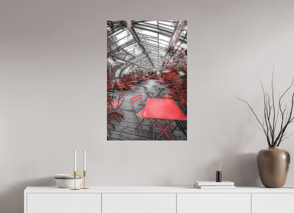 60 x 90 cm, TIRAGE PHOTO SOUS PLEXI MAT SERRE DU JARDIN DES PLANTES- Nantes