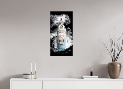 40 x 80 cm, TIRAGE PHOTO CONTRECOLLÉ SUR SUPPORT ALUMINIUM TOUR LU - Nantes