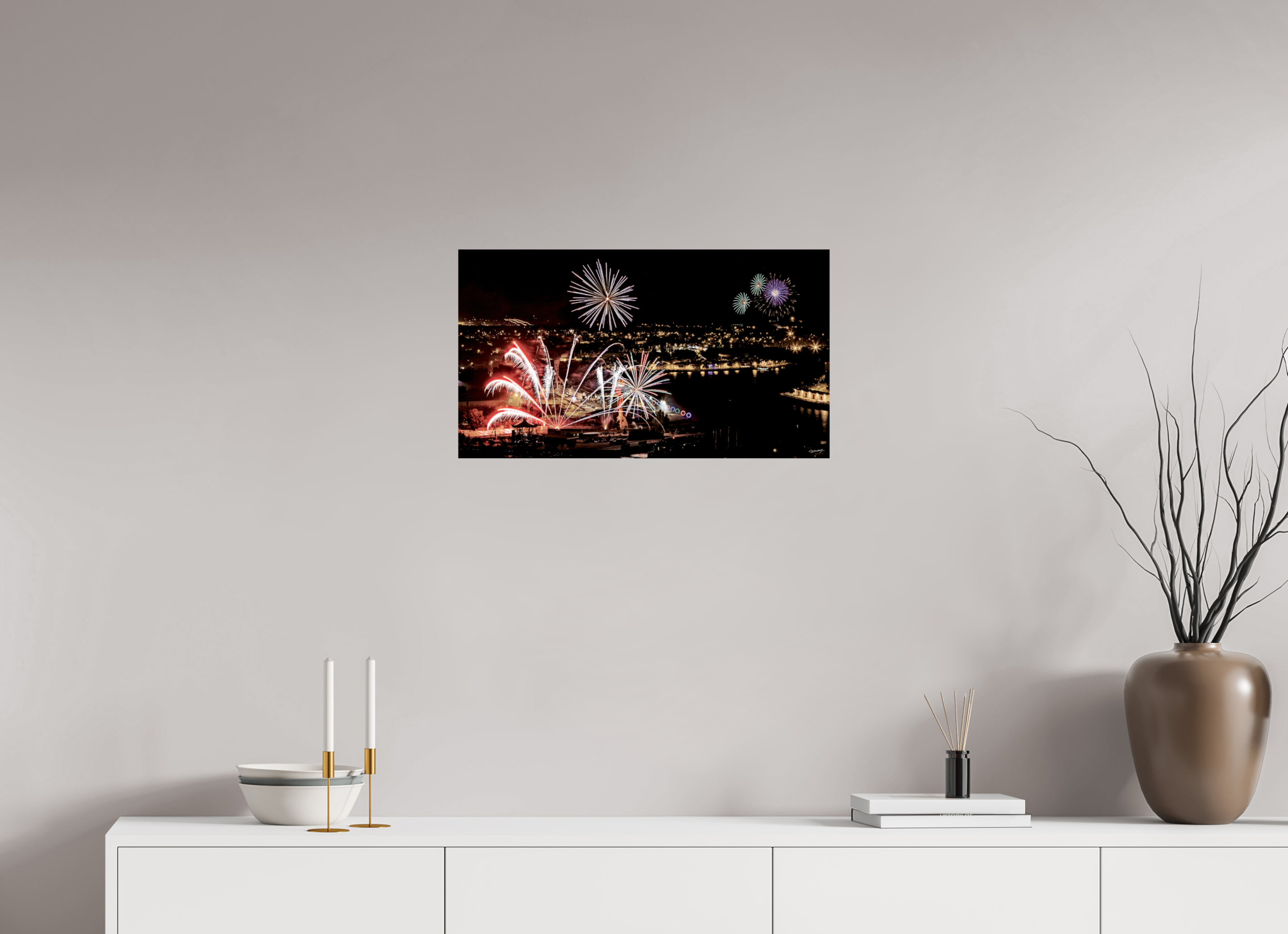 64 x 36 cm, TIRAGE PHOTO SUR FUJI CRYSTAL DP II 14 JUILLET - Nantes