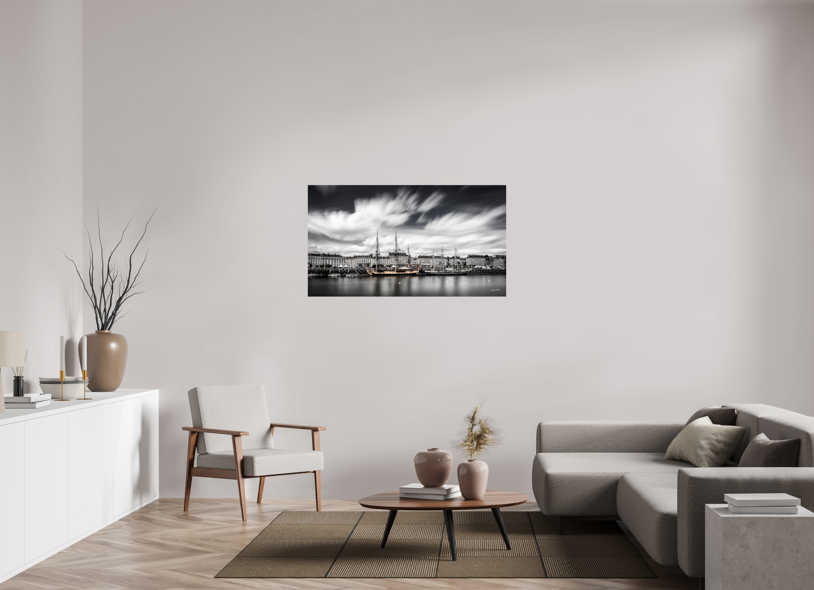 128 x 72 cm, TIRAGE PHOTO CONTRECOLLÉ SUR SUPPORT ALUMINIUM DEBORD DE LOIRE