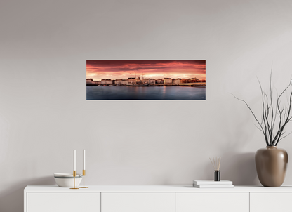 90 x 30 cm, TIRAGE PHOTO CONTRECOLLÉ SUR SUPPORT ALUMINIUM QUAI DE LA FOSS - Nantes