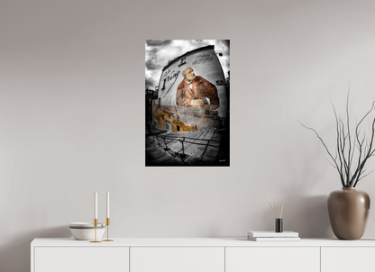 50 x 75 cm, TIRAGE PHOTO SUR FUJI CRYSTAL DP II FRESQUE JULES VERNE - Nantes