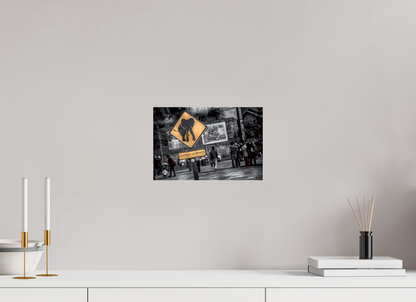 30 x 20 cm, TIRAGE PHOTO SUR FUJI CRYSTAL DP II SURVEILLEZ LES ENFANTS - Nantes