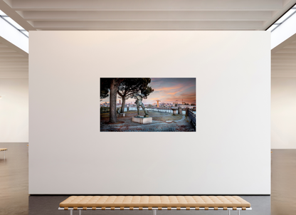 208 x 117 cm, TIRAGE PHOTO SOUS PLEXI BRILLANT Jules Verne et Nemo