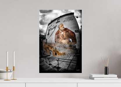 40 x 60 cm, TIRAGE PHOTO SUR FUJI CRYSTAL DP II FRESQUE JULES VERNE - Nantes