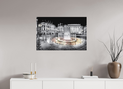 90 x 60 cm, TIRAGE PHOTO SOUS PLEXI MAT PLACE GRASLIN - Nantes