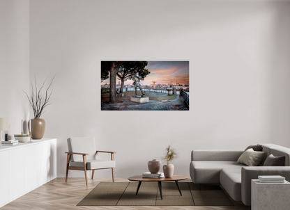 160 x 90 cm, TIRAGE PHOTO SOUS PLEXI BRILLANT Jules Verne et Nemo