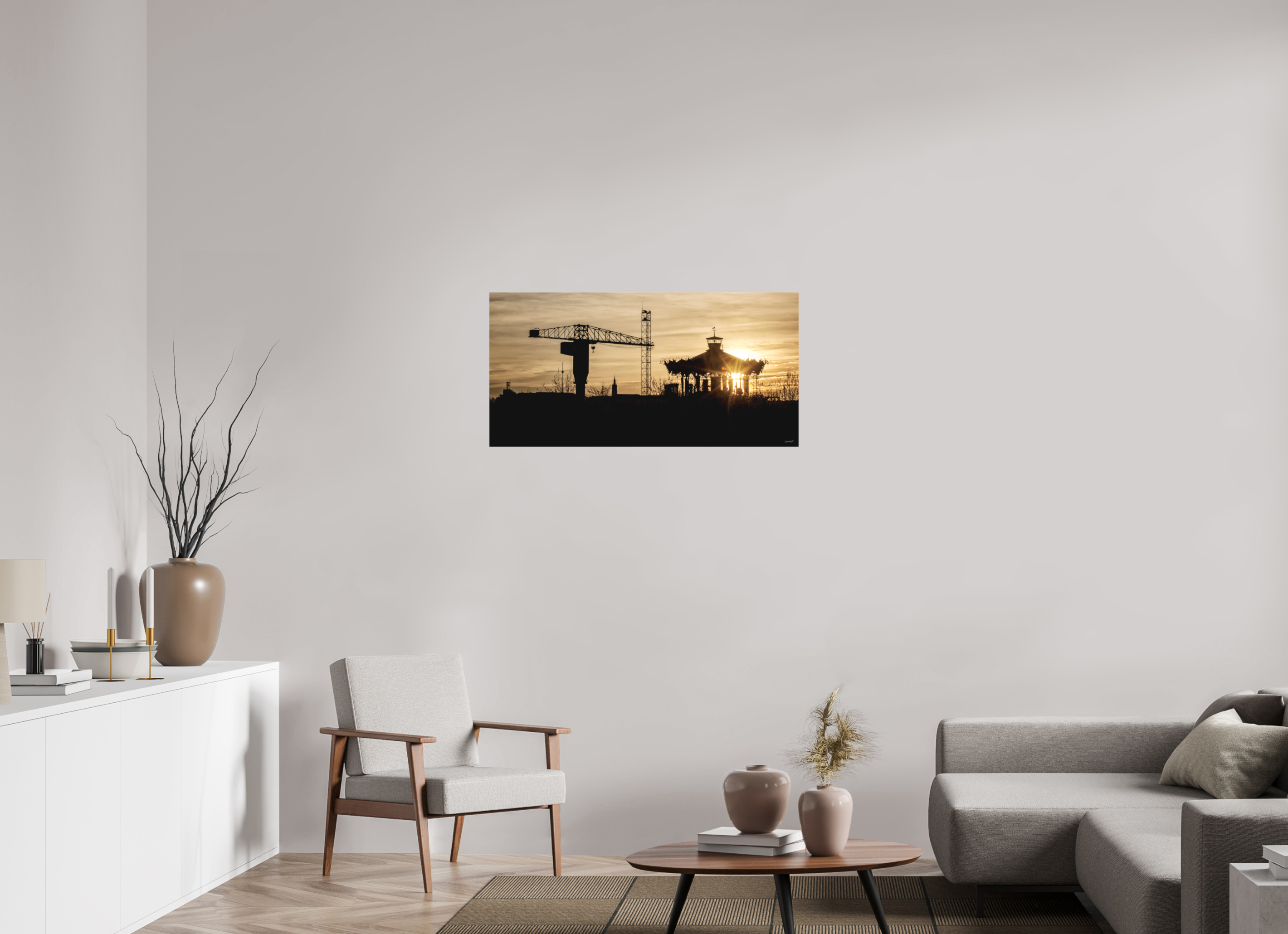 100 x 50 cm, TIRAGE PHOTO SOUS PLEXI MAT A CONTRE-JOUR - Nantes