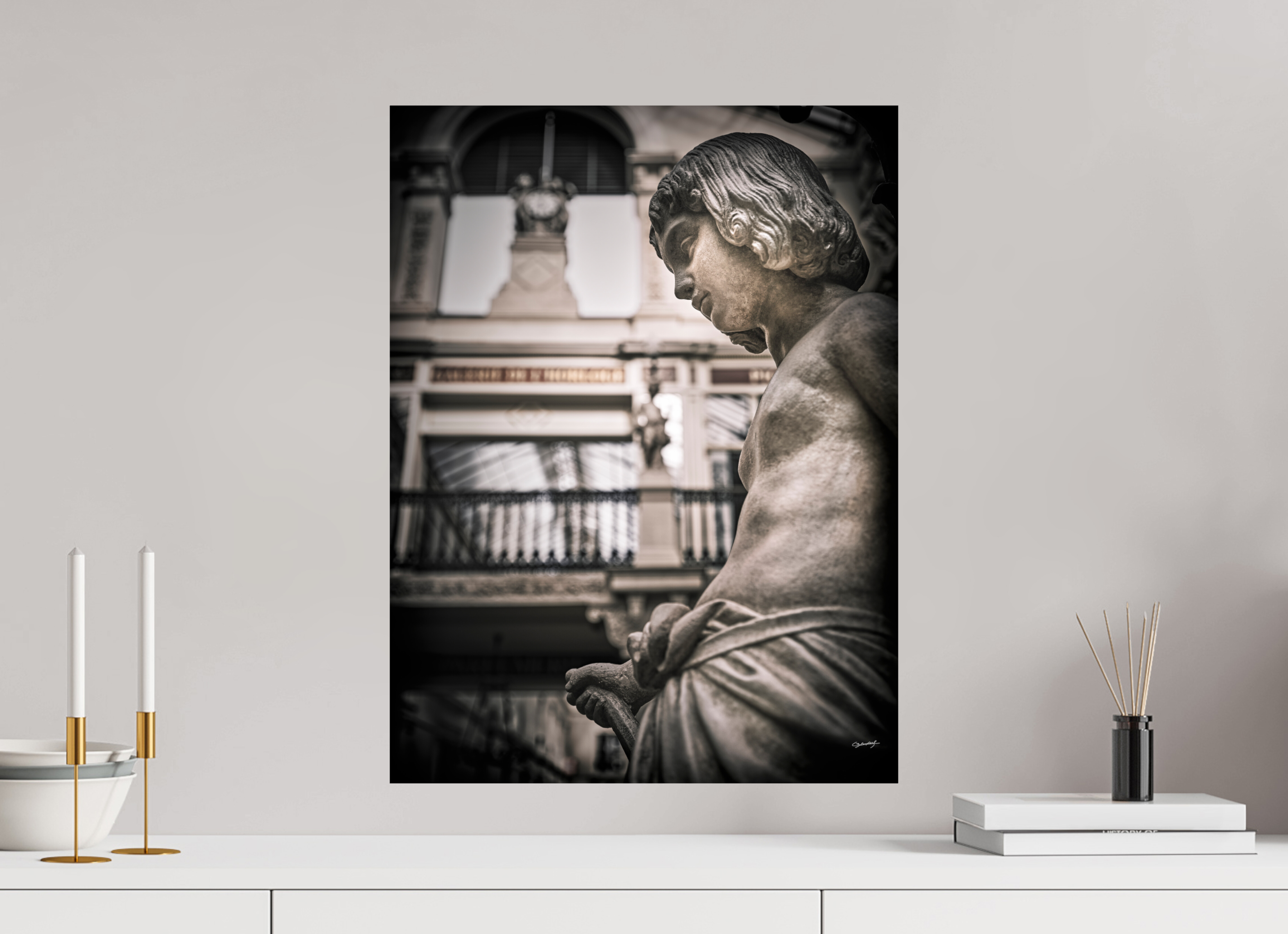 45 x 60 cm, TIRAGE PHOTO SUR FUJI CRYSTAL DP II ANGELOT POMMERAYE - Nantes