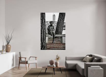 120 x 180 cm, TIRAGE PHOTO SUR FUJI CRYSTAL DP II JULES VERNE ENFANT - Nantes