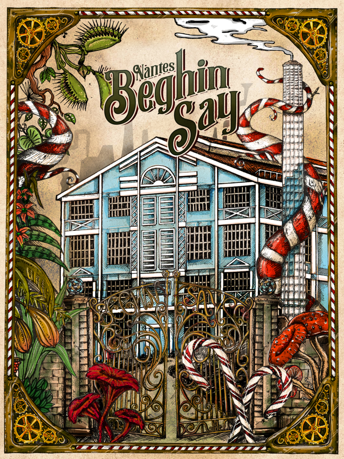 PUZZLE 500 BEGHIN SAY - Nantes