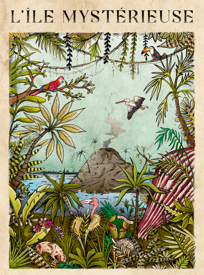 PUZZLE 500 L'ÎLE MYSTÉRIEUSE - Nantes