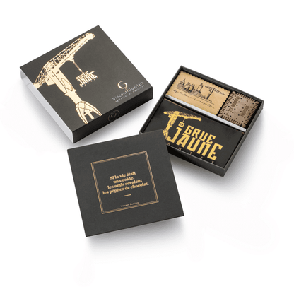 Le Coffret de Chocolat La Grue Jaune par Vincent Guerlais