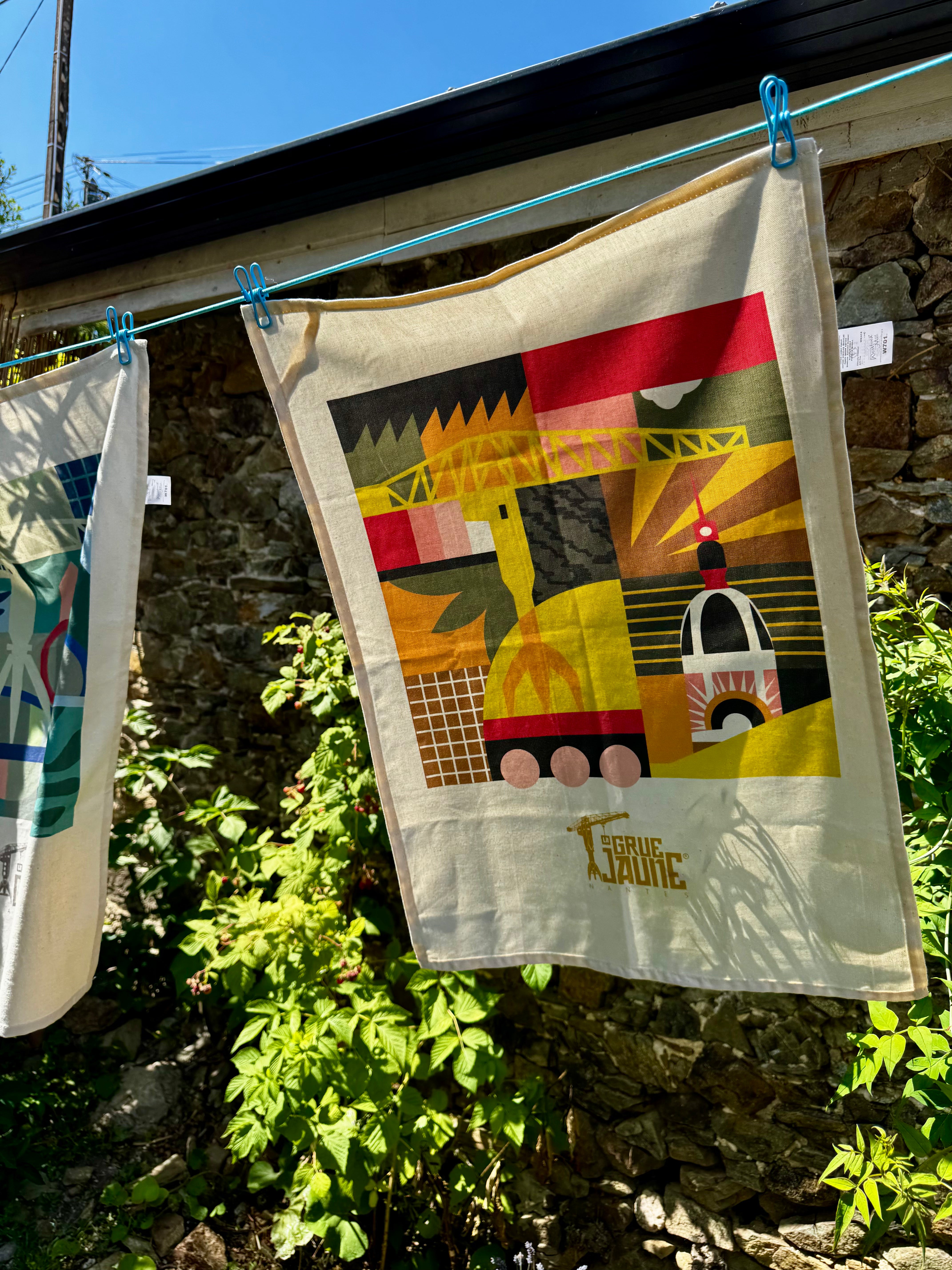 Torchon Pop La Grue Jaune - Nantes