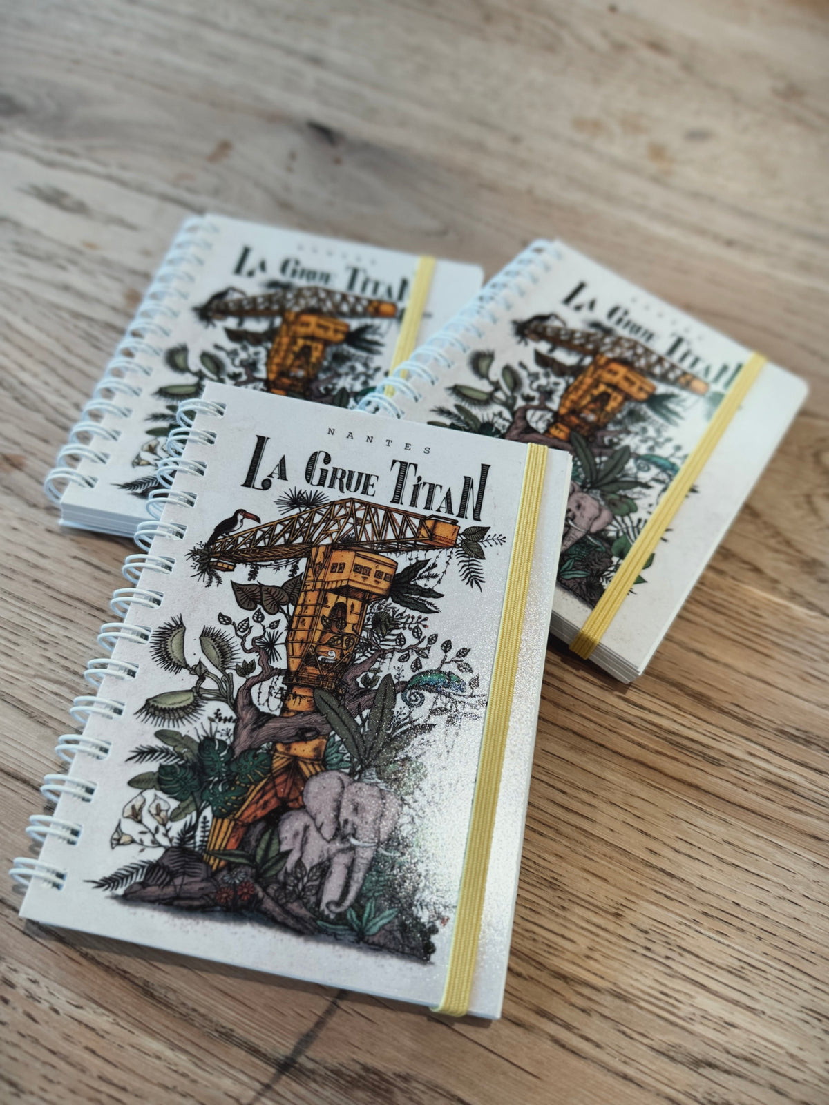 Carnet de note avec élastique La Grue Titan - Nantes