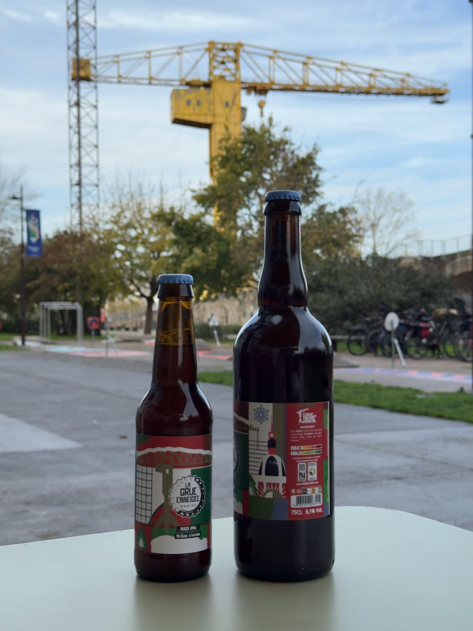 Bière Red IPA La Grue Enneigée 75cl
