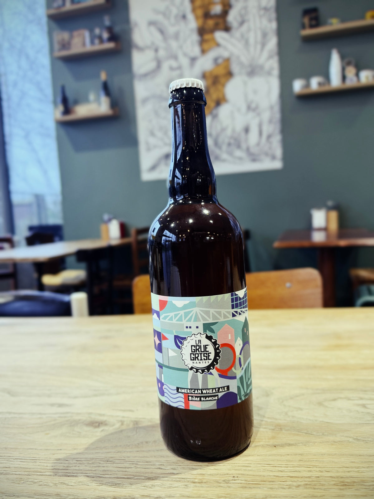 Bière Urban Wheat Ale La Grue Grise 75cl (Bière Blanche)