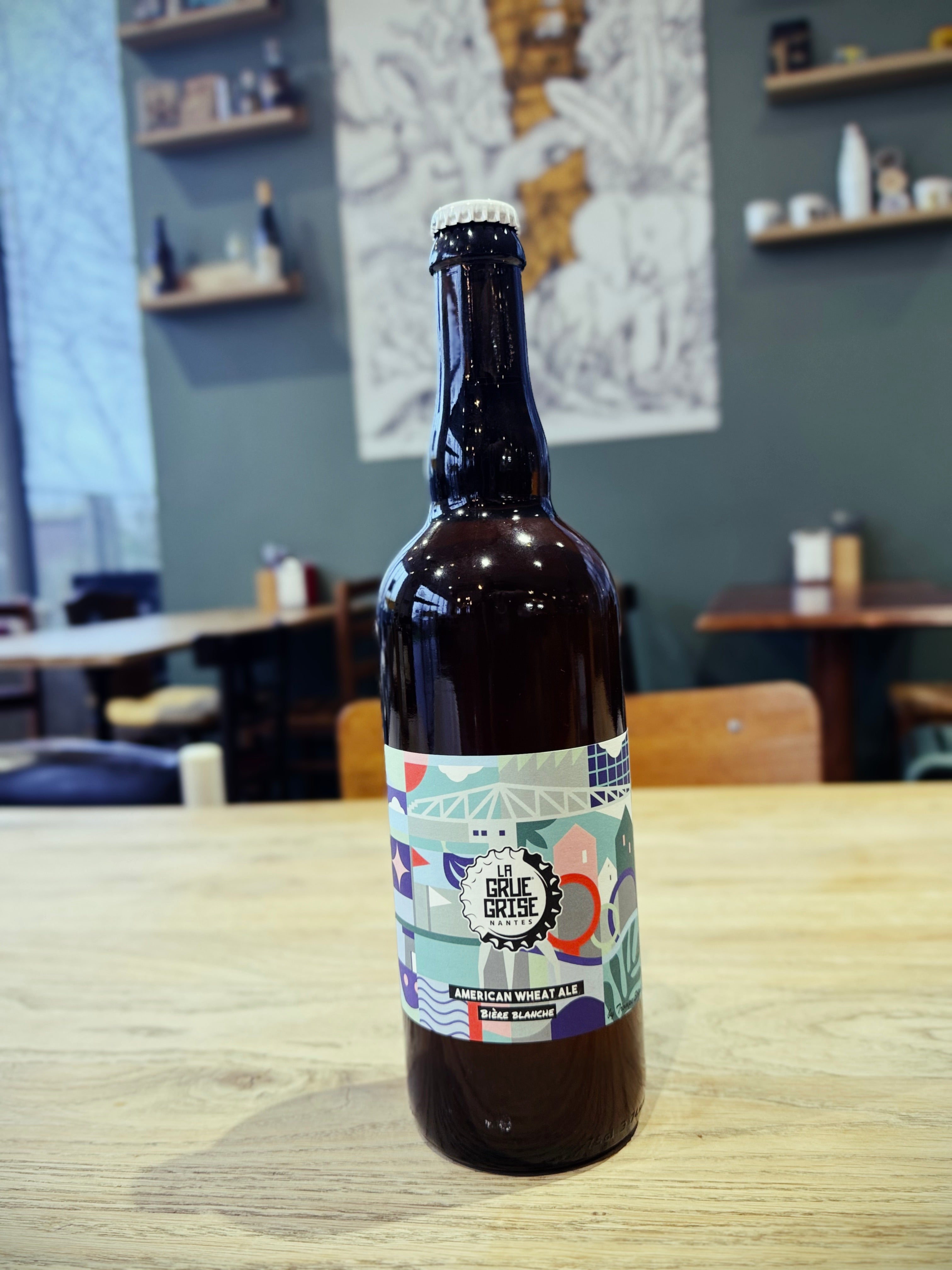 Bière Urban Wheat Ale La Grue Grise 75cl (Bière Blanche)