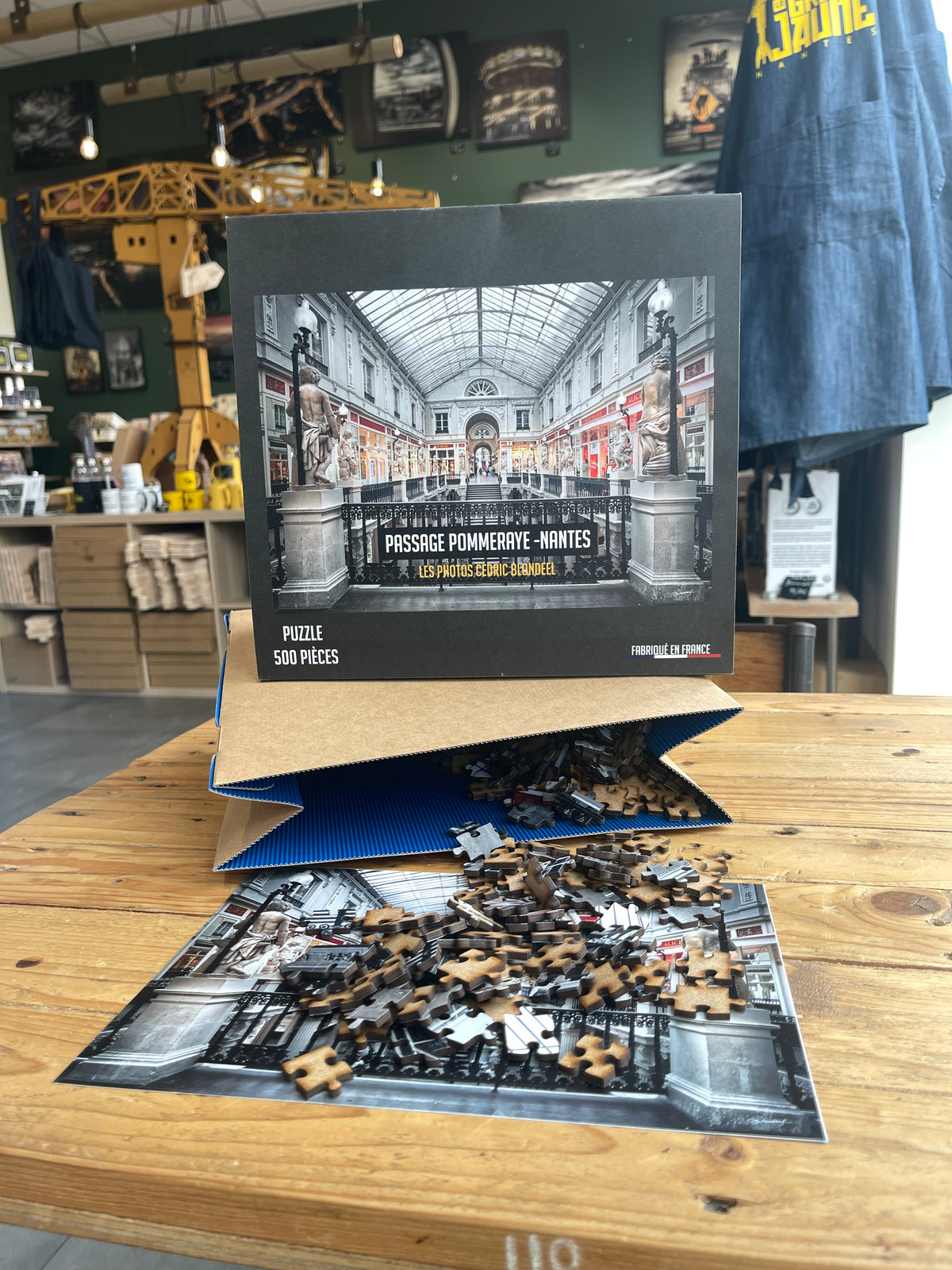 Puzzle 500 pièces Jules Verne, Nantes
