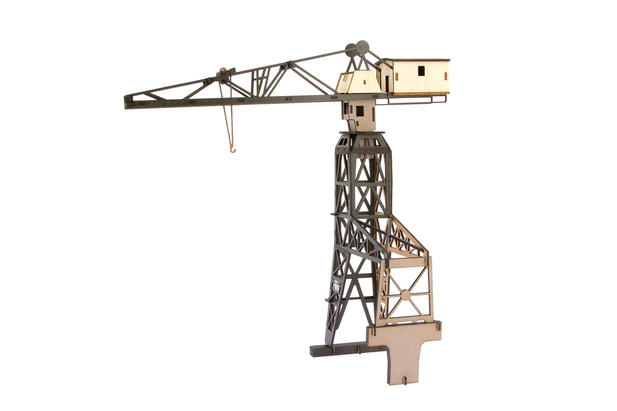 Maquette en bois de la Grue Noire de Nantes