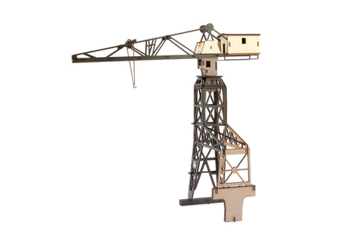 Maquette en bois de la Grue Noire de Nantes