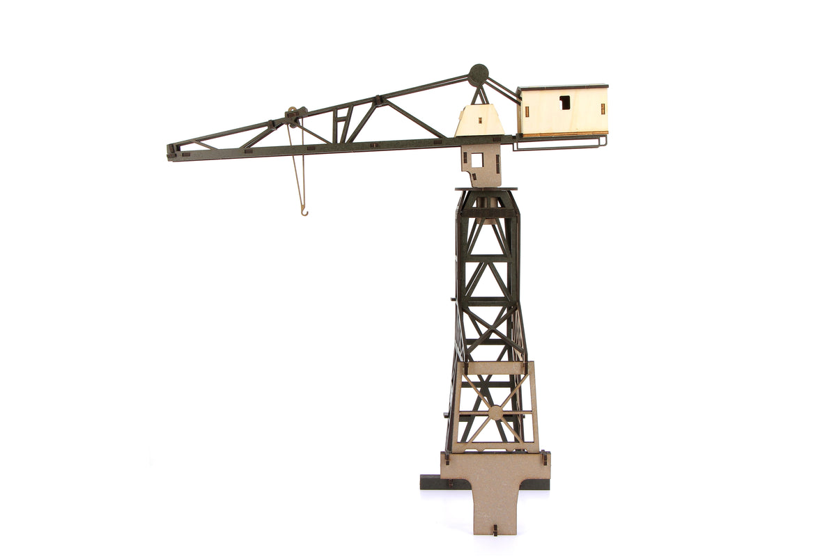 Maquette en bois de la Grue Noire de Nantes