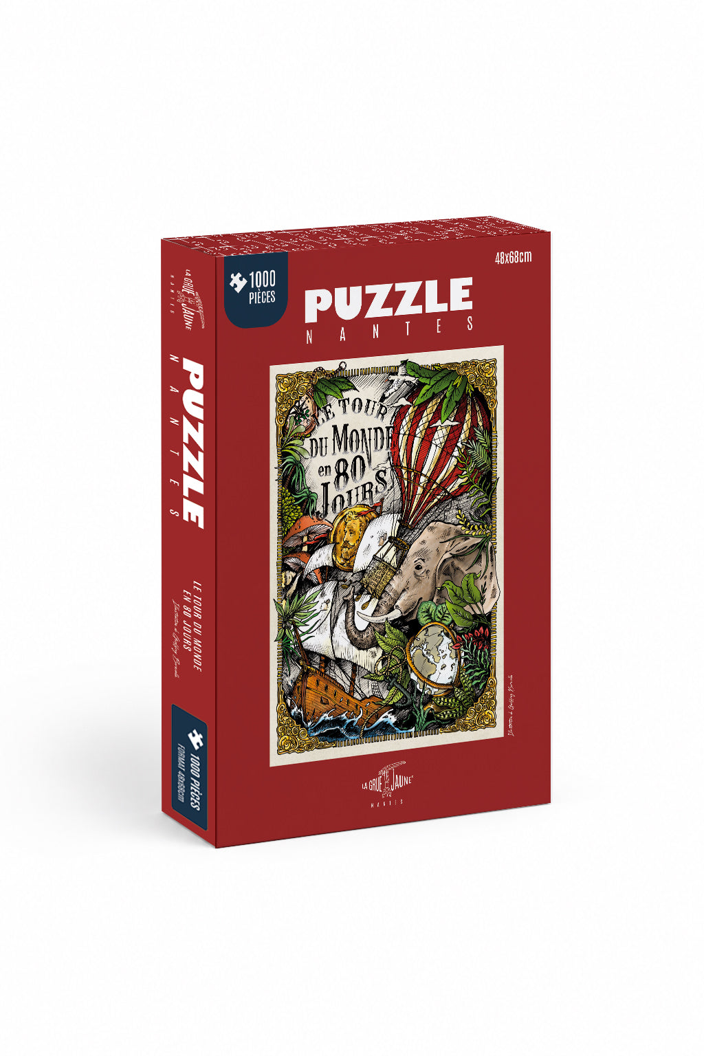 PUZZLE LE TOUR DU MONDE EN 80 JOURS - Nantes