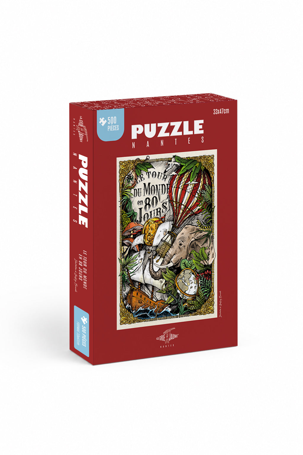 PUZZLE LE TOUR DU MONDE EN 80 JOURS - Nantes