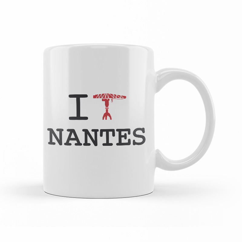 Mug I love Nantes (grue)